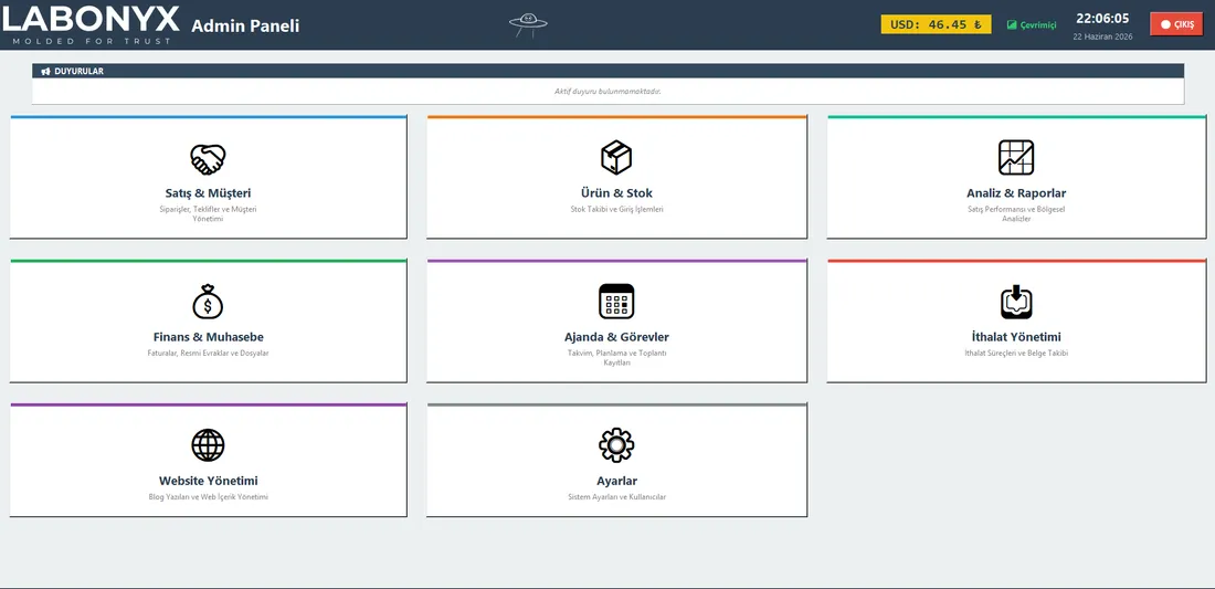 Labonyx Internal ERP & Operations Panel