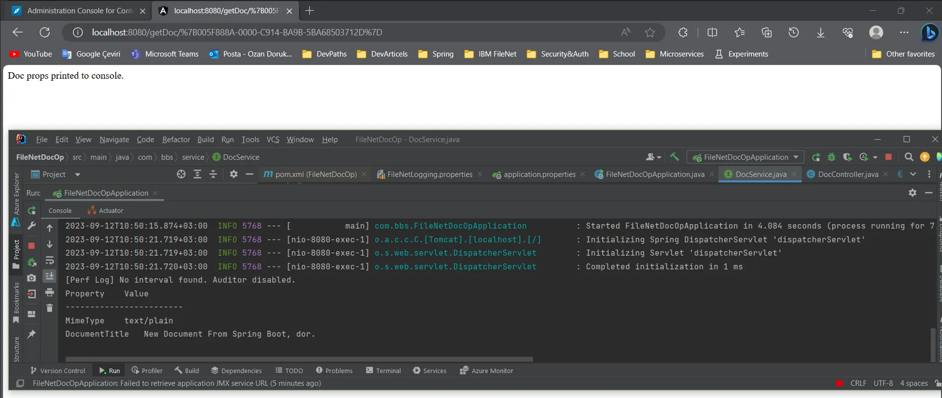 Document properties