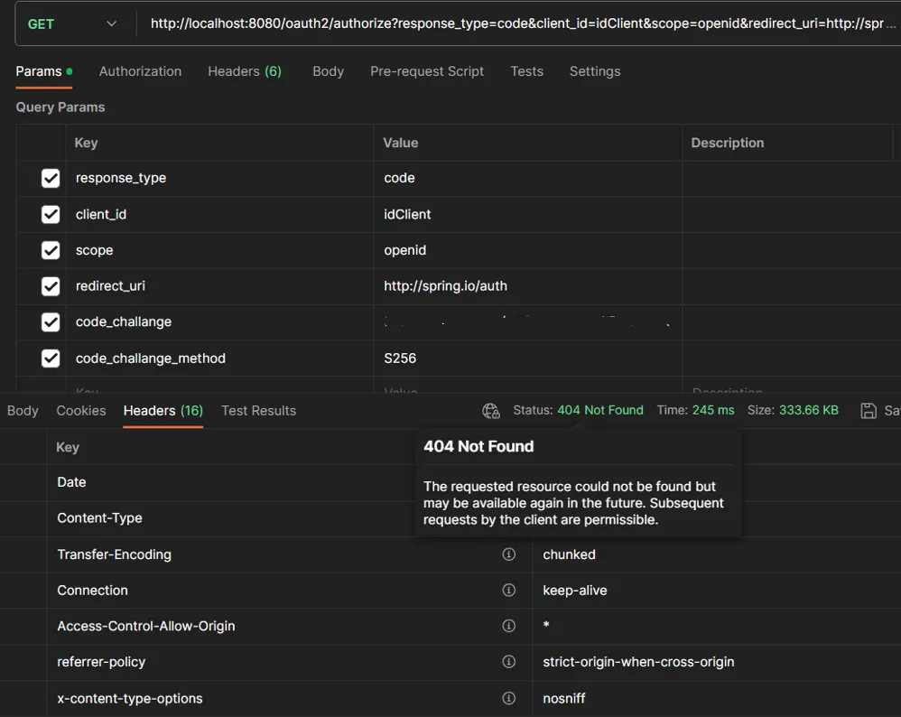 Spring Security auth